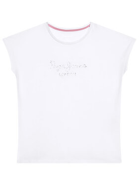 Pepe Jeans Pepe Jeans Футболка Nuria PG502460 Білий Regular Fit
