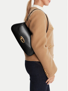 Calvin Klein Дамска чанта Calvin Klein Hardware Flap Shoulder Bag LV04F3146G Черен
