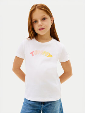 Tommy Hilfiger Tommy Hilfiger Camiseta KG0KG09246 Blanco Regular Fit