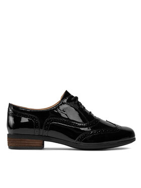 Clarks Оксфорди Clarks Hamble Oak 203506494 Чорний