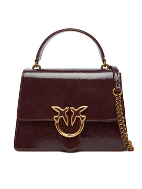 PINKO Kabelka PINKO Love One Top Handle Classic Light PE 25 PLTT 100066 A1UV Y1HQ Bordová