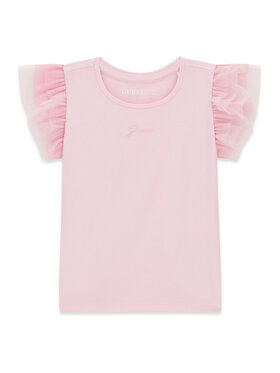 Guess Guess Camiseta K6GI19 K6YW4 Rosa Regular Fit