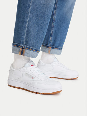 Reebok Sneakersy Reebok EO-CLUB C DOUBLE 100001198 Biały