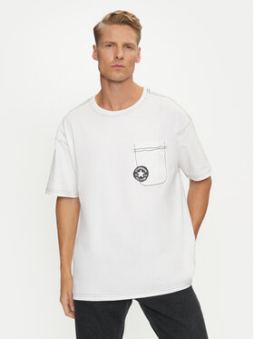 Converse Converse Camiseta Sketch 10027256-A04 Blanco Standard Fit