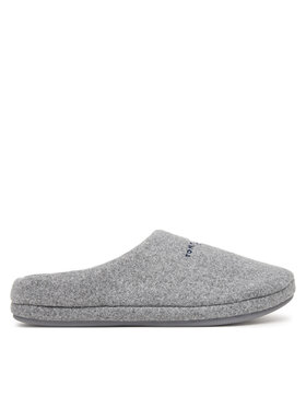 Tommy Hilfiger Papuci de casă Tommy Hilfiger Hilfiger Felt House Shoe FM0FM06017 Gri