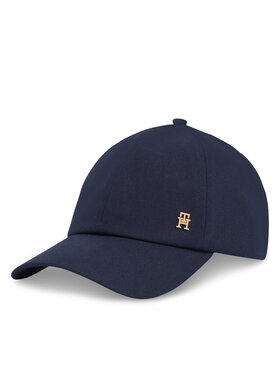 Tommy Hilfiger Šiltovka Tommy Hilfiger Elevated Chic Soft Cap AW0AW17138 Modrá