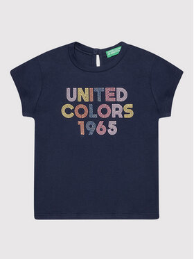 United Colors Of Benetton United Colors Of Benetton Футболка 3I1XC1527 Cиній Regular Fit
