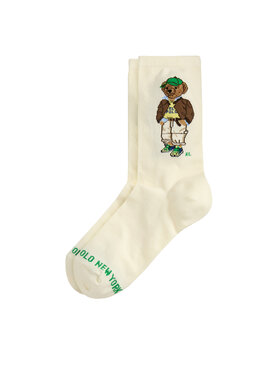Polo Ralph Lauren Dlouhé ponožky Polo Ralph Lauren 455982926001 Écru
