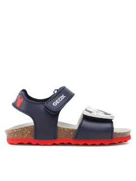 Geox Sandály Geox B Sandal Chalki Boy B152QC000BCC4084 M Tmavomodrá