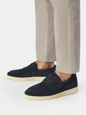 Clarks Туфлі Clarks Lockford Boat 26186188 Cиній