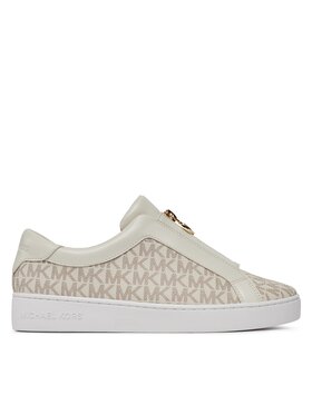 MICHAEL Michael Kors Sneakersy MICHAEL Michael Kors Keaton Zip Slip On 43R4KTFP2B Écru