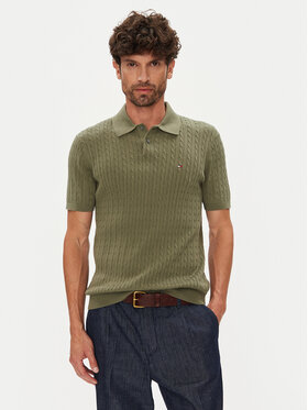 Tommy Hilfiger Tommy Hilfiger Pólóing MW0MW40701 Zöld Regular Fit