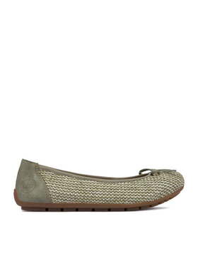 Rieker Baleriny Rieker CEO-43850-52 Zielony