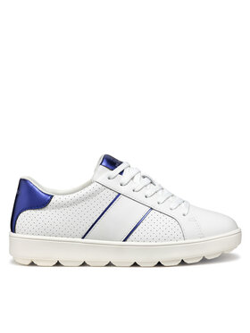 Geox Sneakersy Geox D Spherica Ecub-1 D55WEA 09BBN C0006 Bílá