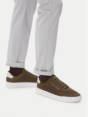 Tommy Hilfiger Αθλητικά Tommy Hilfiger Th Court Knit FM0FM05823 Πράσινο