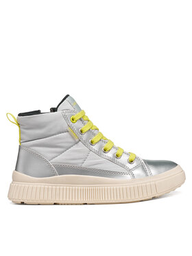 Geox Gležnjače Geox J Laquinny Girl B Abx J661JA 0NFFU C0598 S Srebrna