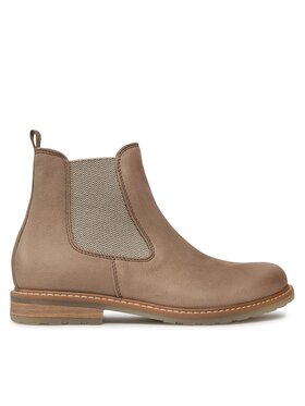 Tamaris Kotníková obuv s elastickým prvkem Tamaris 1-25056-41 Hnědá