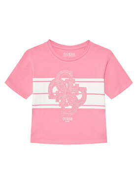 Guess Guess Футболка J5YI09 K6YW4 Рожевий Regular Fit