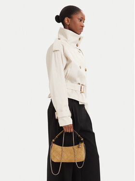 Tory Burch Сумка Tory Burch Fleming Suede Pochette 185797 Бежевий