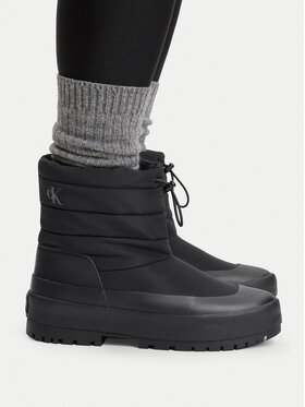 Calvin Klein Botas de nieve Calvin Klein Vulc Flatform Snowboot Nyl HW0HW03245 Negro