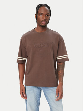 Guess Guess Camiseta Z6YI18 K5005 Marrón Regular Fit