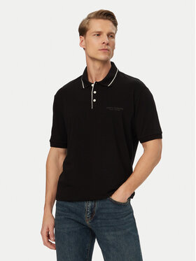 Armani Exchange Armani Exchange Поло XM001557 AF10363 UC001 Чорний Regular Fit