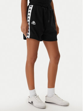Kappa Kappa Sportiniai šortai Banda Ivissa 361R6NW Juoda Regular Fit
