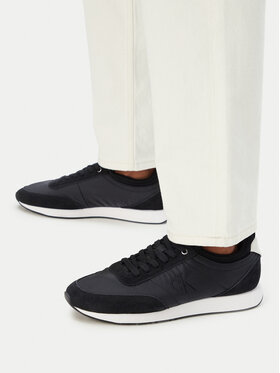 Calvin Klein Superge Calvin Klein Retro Runner YM0YM01414 Črna
