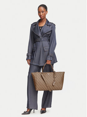 Guess Torebka Guess Marissa Logo HWSG24 82240 Brązowy jasny