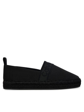Calvin Klein Espadrilles Calvin Klein Oblique Espadrille Webbing HW0HW02934 Melns