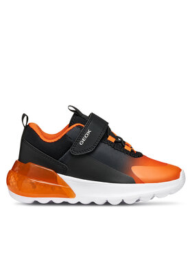 Geox Sneakersy Geox J Activart Illuminus Boy J56LYA 02A9J C0038 D Pomarańczowy