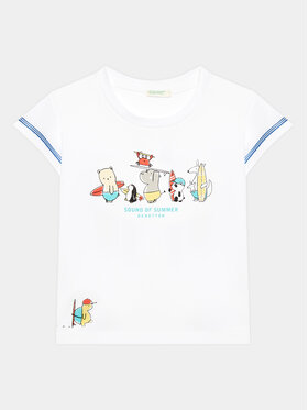 United Colors Of Benetton United Colors Of Benetton Футболка 3I1XA102Z Білий Regular Fit