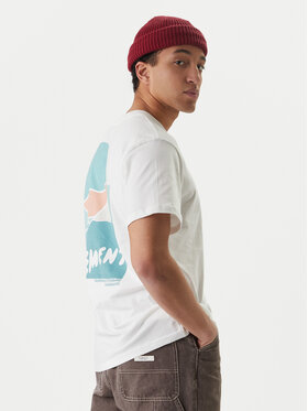 Element Element Camiseta Sunrise ELYZT00576 Blanco Regular Fit