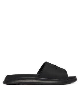 Tommy Hilfiger Šľapky Tommy Hilfiger Dual Density Hilfiger Pool Slide FM0FM05797 Čierna
