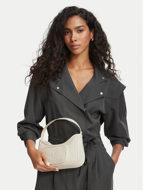 Calvin Klein Jeans Τσάντα Calvin Klein Jeans Ck Shoulder Bag IU0IU00757 Κρεμ