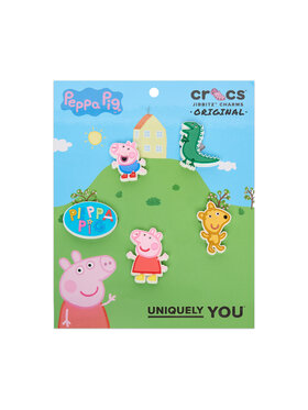 Crocs Accesorii pentru pantofi Crocs Peppa Pig Character 5Pck 10015107 Colorat