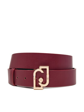 Liu Jo Dámský pásek Liu Jo Hips Belt 3,5 Cm AF5238 E0077 Bordó