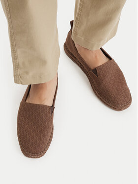 Calvin Klein Espadrilles Calvin Klein Espadrille Aop Cv HM0HM02231 Brūns