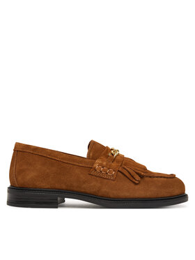 Tommy Hilfiger Loaferai Tommy Hilfiger Th Chain Fringe Suede Loafer FW0FW09918 Ruda