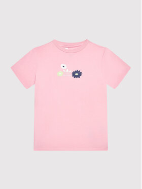 adidas adidas Футболка Flower Print HF7466 Рожевий Regular Fit