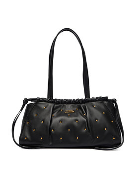 Tommy Hilfiger Táska Tommy Hilfiger Soft Leather Shoulder Bag Studs AW0AW19338 Fekete