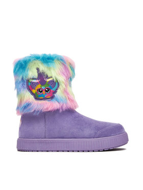 FURBY Kozačky FURBY CEO-BIC-AW25-133FUR Fialová