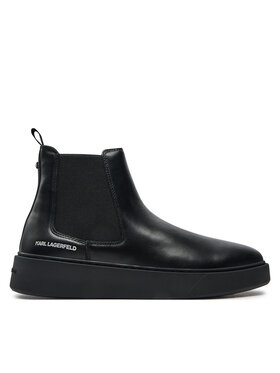 KARL LAGERFELD Kotníková obuv s elastickým prvkem KARL LAGERFELD KL53340A Černá