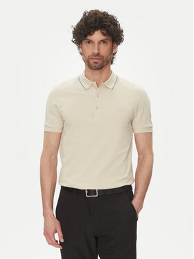 BOSS BOSS Поло Paule 4 50506195 Бежевий Slim Fit