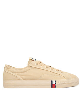 Tommy Jeans Tenisky Tommy Jeans Archive Vulc Y2K Washed Canvas EN0EN02957 Béžová