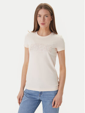 Guess Guess Футболка W5GI04 J1314 Рожевий Slim Fit