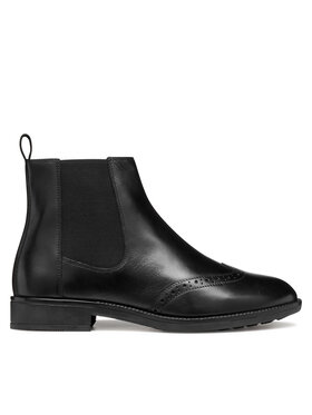 Geox Kotníková obuv s elastickým prvkem Geox D Jaylon 2 D56QAA 043NH C9999 Černá