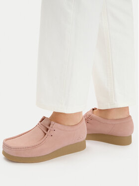 Clarks Туфлі Clarks WallabeeEVOSh 26186342 Рожевий