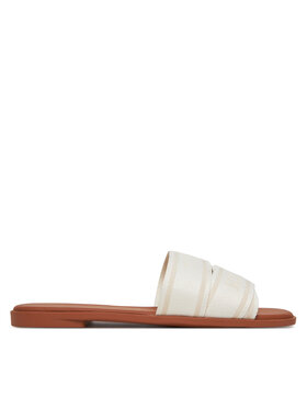 Tommy Hilfiger Iešļūcenes Tommy Hilfiger Webbing Mule FW0FW08421 Balts