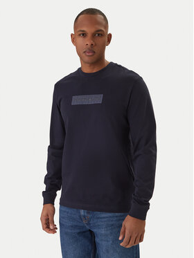 Napapijri Napapijri Longsleeve S-Box Logo NP0A8BC5 Cиній Regular Fit